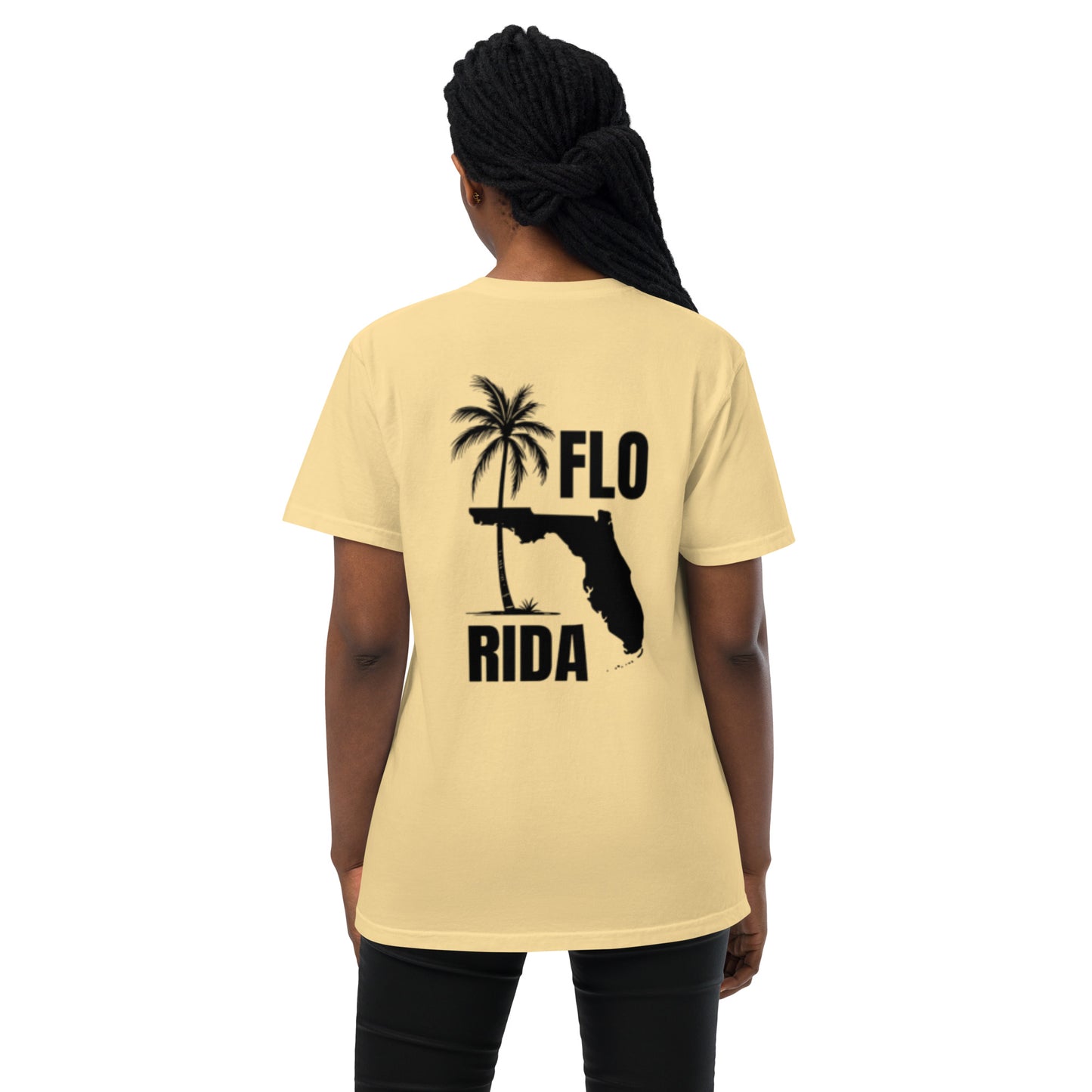 FLORIDA Unisex garment-dyed pocket t-shirt