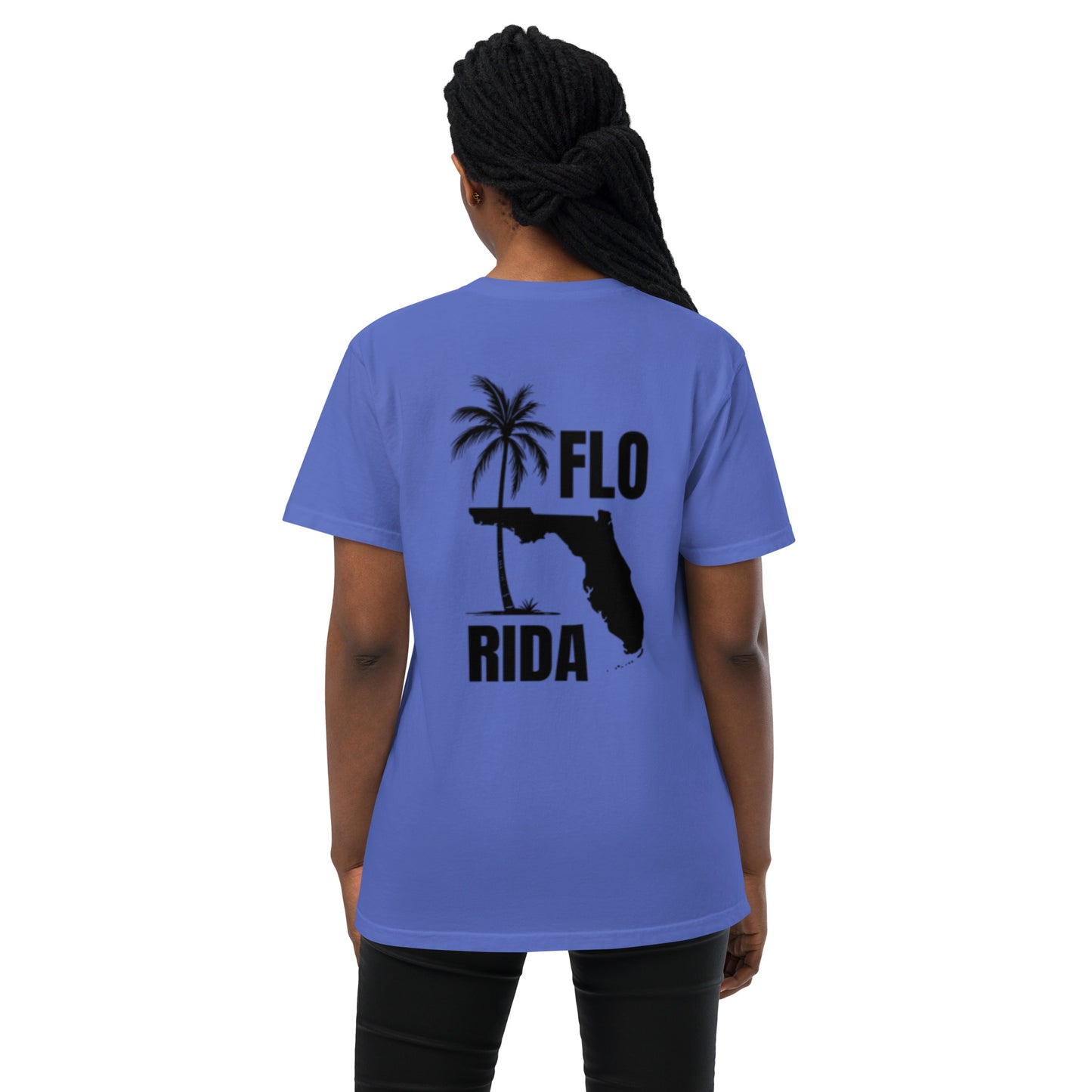 FLORIDA Unisex garment-dyed pocket t-shirt