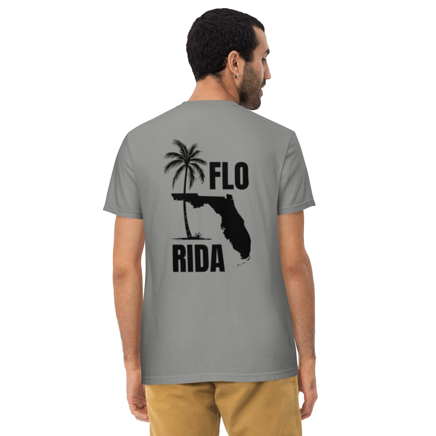 FLORIDA Unisex garment-dyed pocket t-shirt