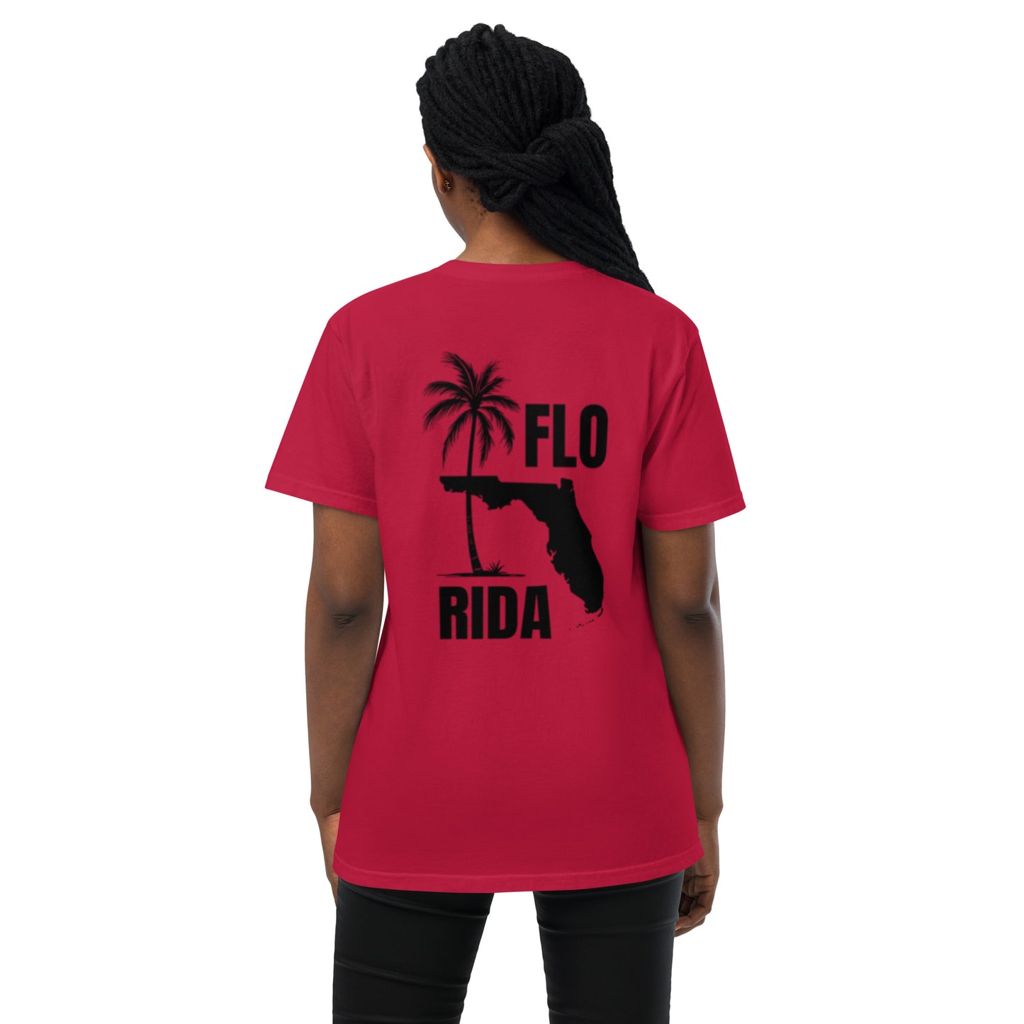 FLORIDA Unisex garment-dyed pocket t-shirt