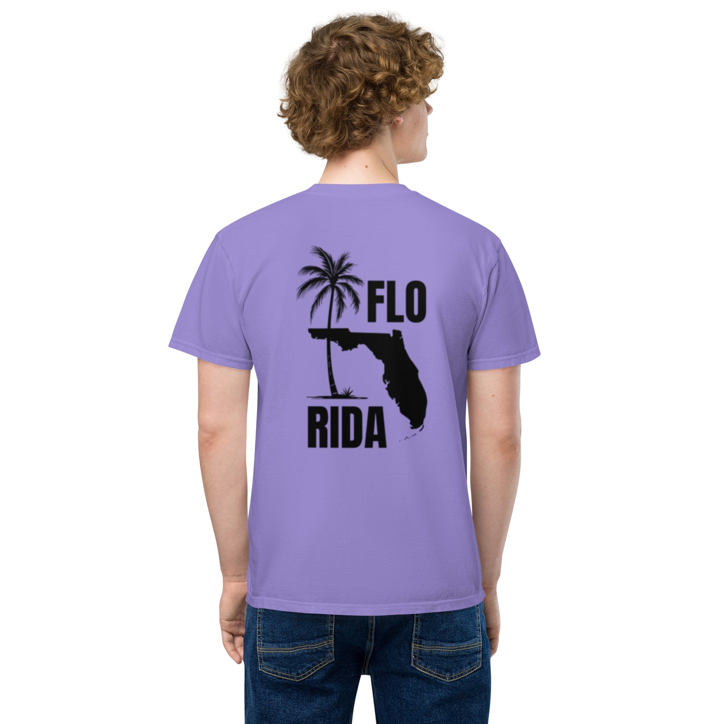 FLORIDA Unisex garment-dyed pocket t-shirt