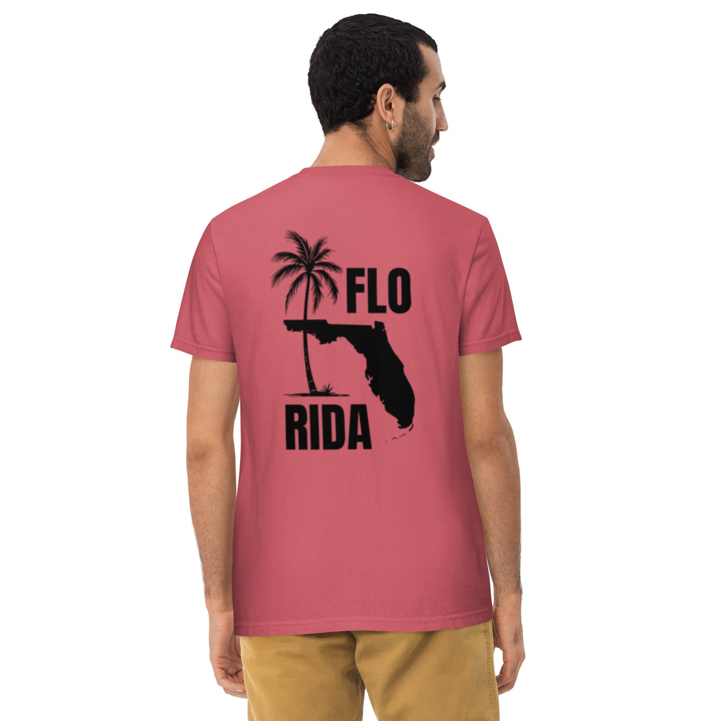 FLORIDA Unisex garment-dyed pocket t-shirt