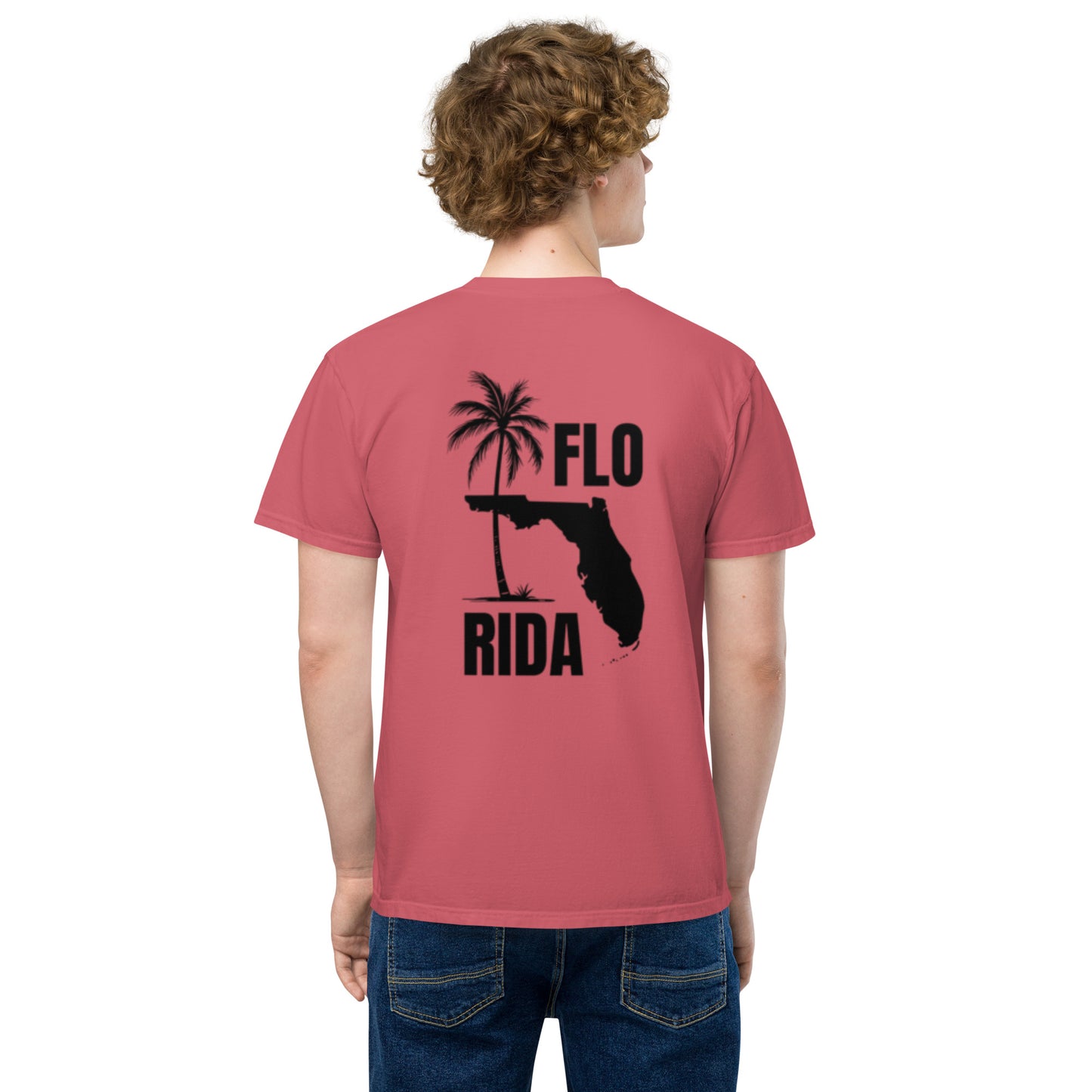 FLORIDA Unisex garment-dyed pocket t-shirt